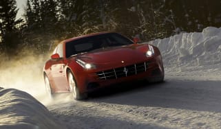 Four-wheel-drive Ferrari FF supercar