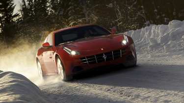 Four-wheel-drive Ferrari FF supercar