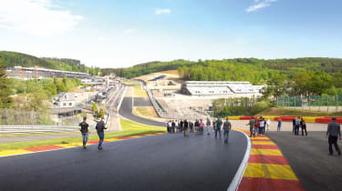 Spa track day eau rouge