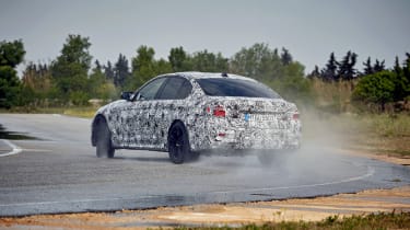 BMW M5 prototype - rear cornering