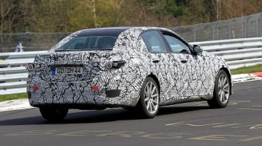 Next-generation Mercedes C-class spied