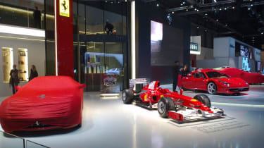 Ferrari supercar stand
