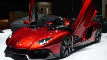 Lamborghini Aventador J doors up