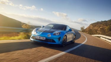 Alpine A110 R – front tracking