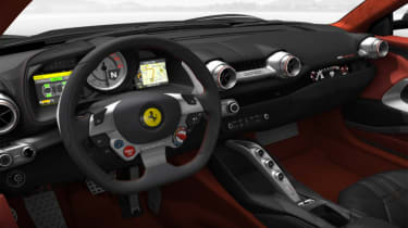 Ferrari 812 Superfast configured grey 4 int