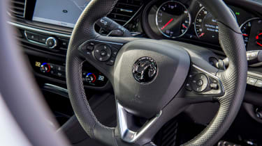 Vauxhall Insignia Grand Sport GSi BiTurbo – steering wheel