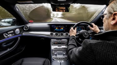 Mercedes-AMG E63 S 2022 – interior driving
