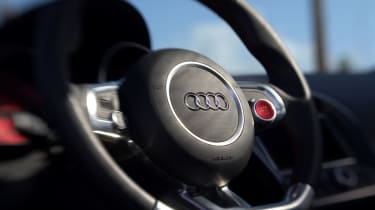 Audi R8 V12 TDI steering wheel
