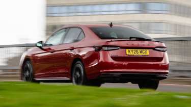 Skoda Superb review rear