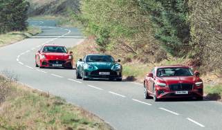 Bentley Continental GT Speed v Aston Martin DB12 v Maserati GranTurismo