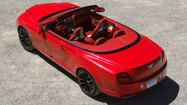 Bentley Conti GT Supersports convertible overhead