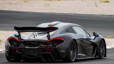 McLaren P1 track testing