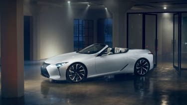 Lexus LC Convertible Concept front