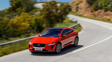 Jaguar I-Pace driving - front