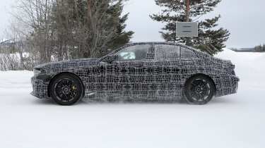 BMW M5 facelift side