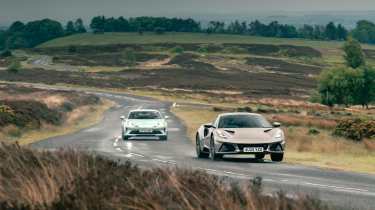 BMW M2 v Porsche Boxster GTS v Lotus Emira v Alpine A110 v Ford Mustang