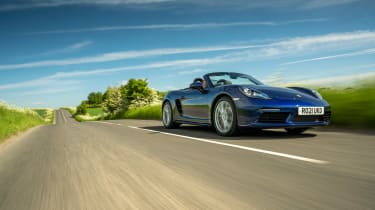 Porsche 718 Boxster – front tracking
