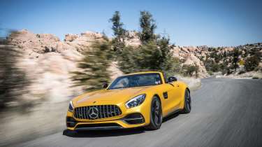 Mercedes-AMG GT C Roadster - front tracking