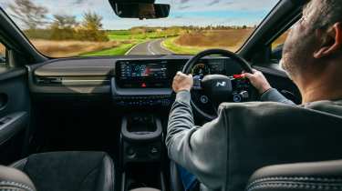 Hyundai Ioniq 5 N interior driving