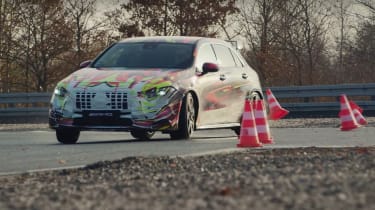 Mercedes-AMG a45 spy shots video 