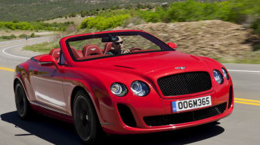 Bentley Conti GT Supersports convertible tracking