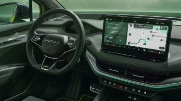 2025 Skoda Enyaq vRS interior