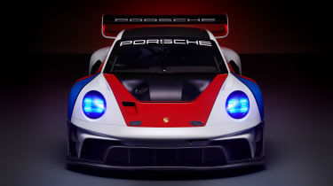 New Porsche 911 GT3 R Rennsport – front