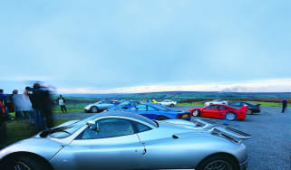 Pagani Zonda S with the issue 100 cars