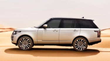 2013 Range Rover silver side profile