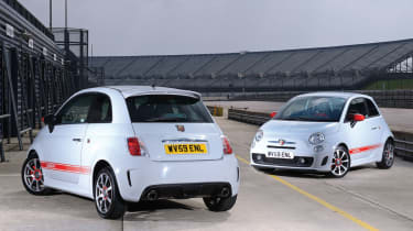 Abarth 500 front and back