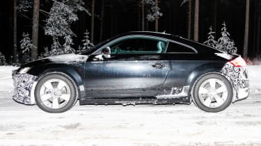 Audi TT spy - coupe side