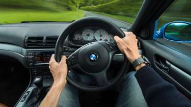 BMW M3 E46 Touring interior driving