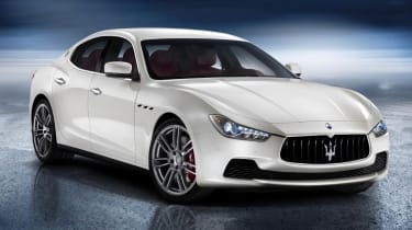New Maserati Ghibli white front