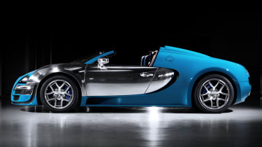 Bugatti Veyron Meo Costantini side profile