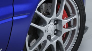 Mitsubishi Evo IX wheel and brake caliper