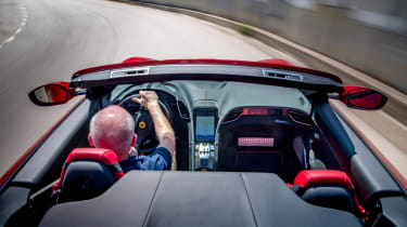 Ferrari Roma Spider – in-car driving