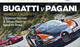 Bugatti Veyron Grand Sport Vitesse vs Pagani Huayra evo Magazine August 2013
