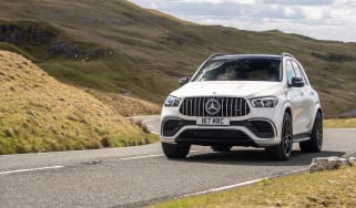 Mercedes-AMG GLE63 S 2021 review – front accelerating