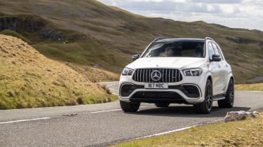Mercedes-AMG GLE63 S 2021 review – front accelerating