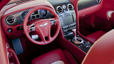 Bentley Conti GT Supersports convertible cockpit