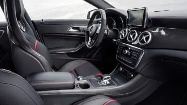 Mercedes-Benz CLA45 AMG front leather seats