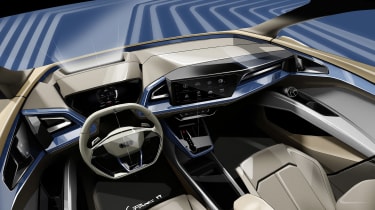 Audi Q4 e-Tron sketch - interior