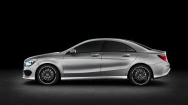 Mercedes-Benz CLA side profile