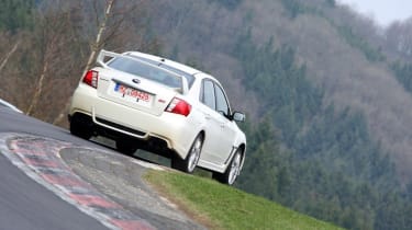 Subaru Impreza STI Nurburgring lap