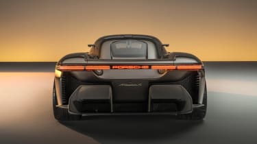Porsche Mission X reveal studio