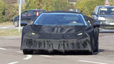 Ferrari 296 Pista spied front