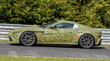 Aston Martin V8 Vantage spy - side