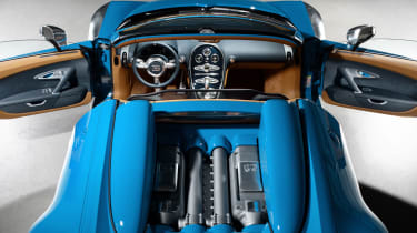 Bugatti Veyron Meo Costantini top down