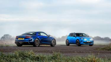 Alpine A290 v Alpine A110 – front