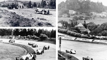 History of Nurburgring - collage